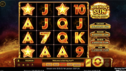 Burning Sun kolikkopeli Hillo kasinolla