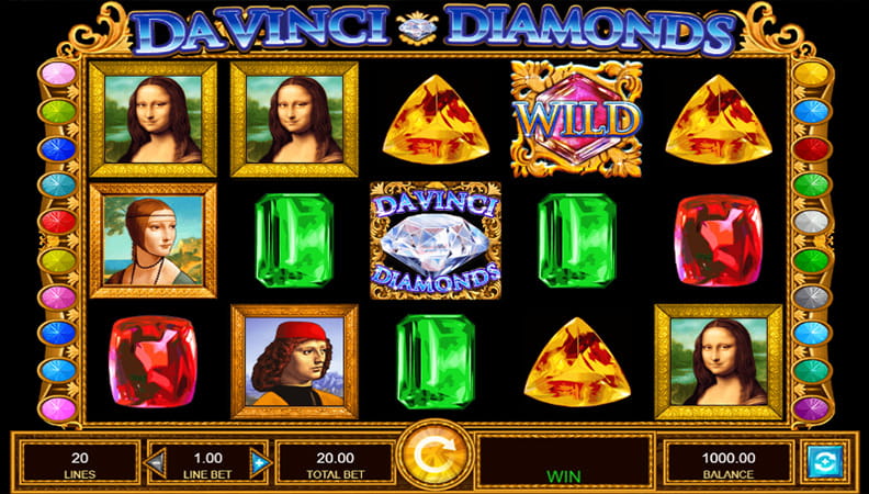 Da Vinci Diamonds demo-peli.