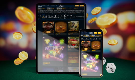 Dream Vegas pelejä mobiili-laitteiden näytöillä