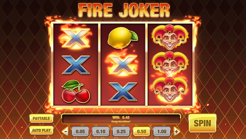 Fire Joker demo-peli