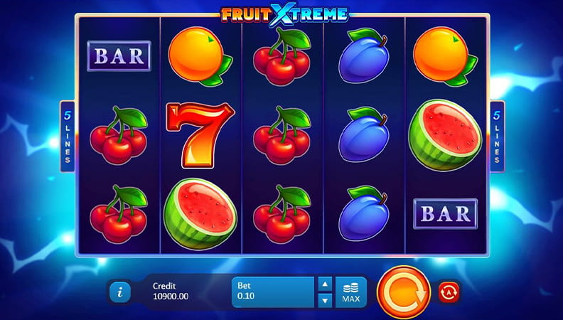Fruit Xtreme demo-peli