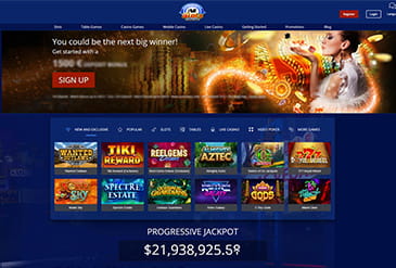 All Slots Casino kotisivu