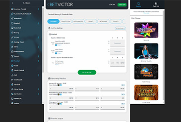 BetVictor-vetovalikoima