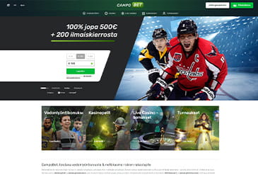 CampoBet kotisivu