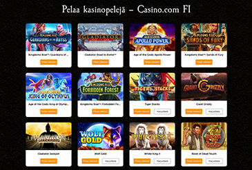 Casino.com pelivalikoima