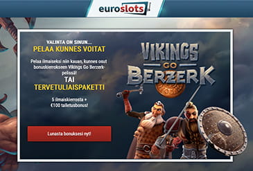 Esikatselu kuva EuroSlots kotisivuista