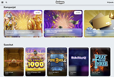 Huippukasino kotisivu