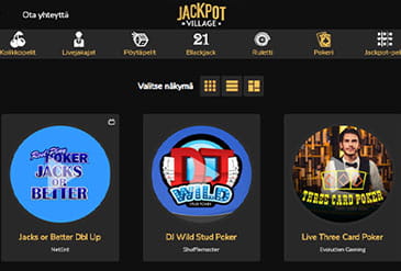 Esikatselukuva Jackpot Villagen pelivalikoimasta