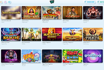 LuckyWilds pelivalikoima