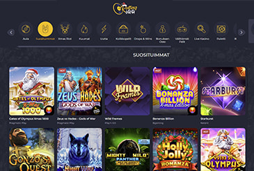 Rolling Slots pelivalikoima