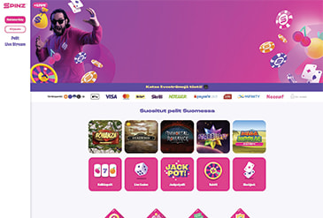 Spinz kotisivu