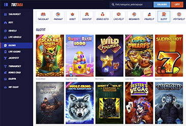 TikiTaka pelivalikoima