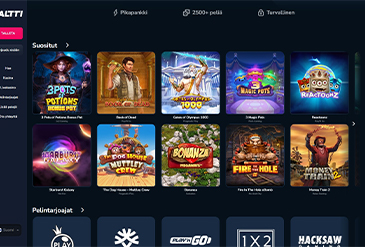 Valttikasino kotisivu