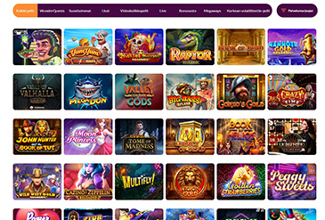 WunderWins pelivalikoima