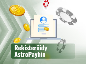 AstroPayn käyttäjäksi rekisteröityminen