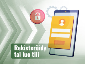Pelaaja luo tilin tai rekisteröityy kasinolle