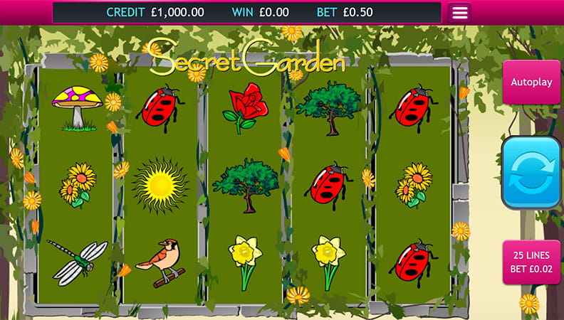 Secret Garden demo-peli.