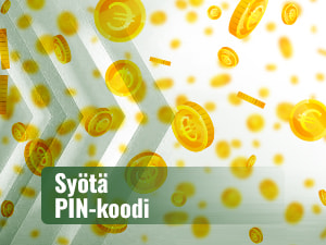 PIN-koodin syöttäminen