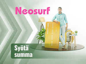 Talletussumman syöttäminen