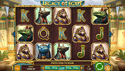 Legacy of Egypt kolikkopeli Playluckilla