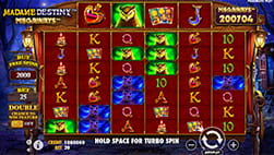 Madame Destiny Megaways kolikkopeli Winnerz kasinolla