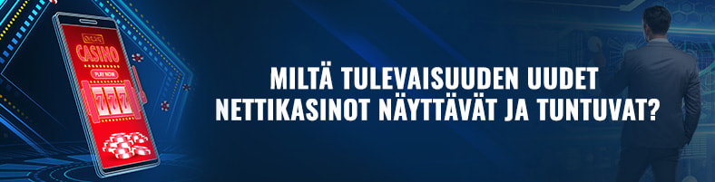 Älypuhelin, kasinopelaaja ja kysymys: miltä tulevaisuuden uudet nettikasinot näyttävät ja tuntuvat?