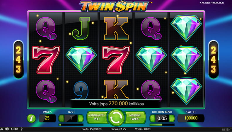 Twin Spin demo-peli