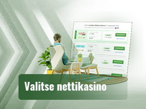 Pelaaja valitsee listalta itselleen sopivaa nettikasinoa