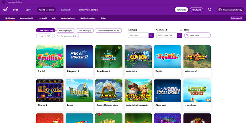 Veikkauksen omat pelit