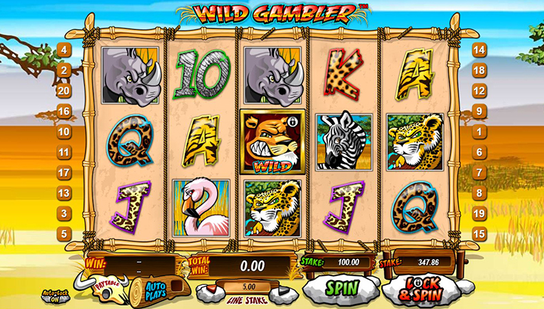 Wild Gambler demo-peli